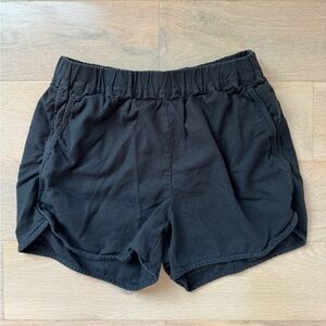 Madewell black shorts with pockets XXS